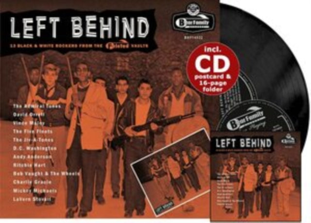 This 10 Inch Vinyl is brand new.Format: 10 Inch VinylMusic Style: Rock & RollThis item's title is: Left Behind: 13 Black & White Rockers From The Felsted VaultsArtist: Various ArtistsLabel: BEAR FAMILY RECORDSBarcode: 5397102140228Release Date: 3/4/2022