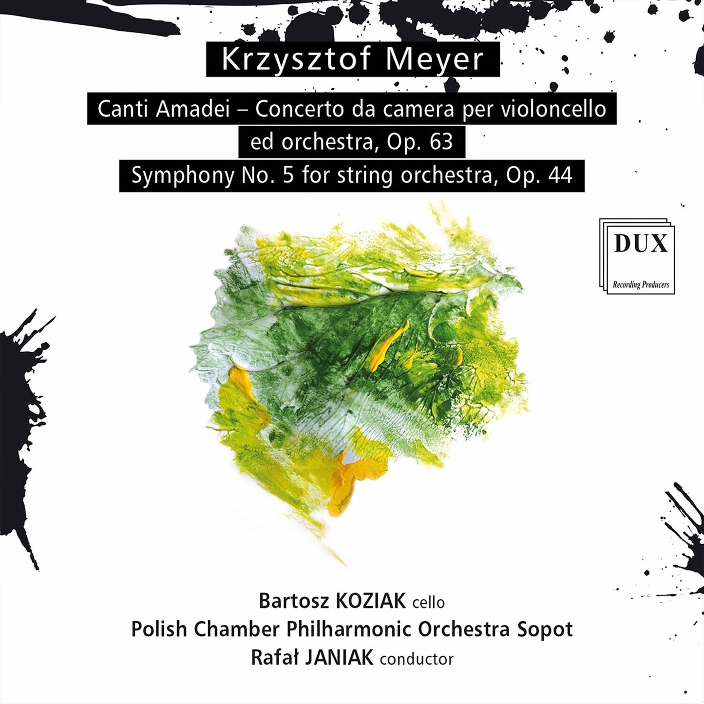 Meyer: Canti Amadei - Concerto Da Camera Per Violoncello Ed Orchestra, Op. 44
