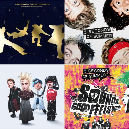 Feeling Of Falling Upwards (Live From The Royal Albert Hall) (X) (2LP) & 5 Seconds Of Summer (10Th Anniversary Edition) (Red LP Vinyl) & Everyone's A Star! (X) (Neon Pink Glitter LP Vinyl) & Sounds Good Feels Good