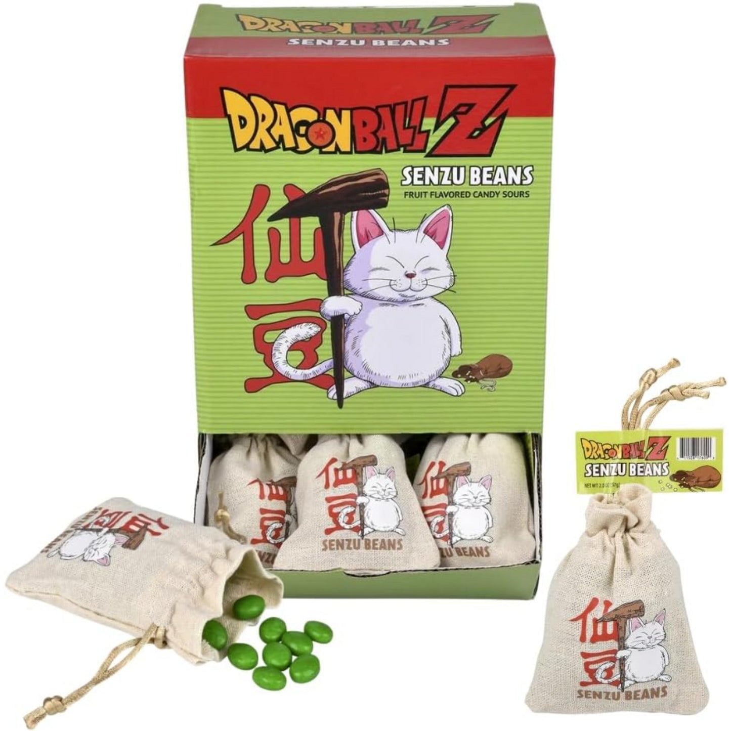 Dragon Ball Z: Green Apple Senzu Beans Cloth Bag - Display (18)