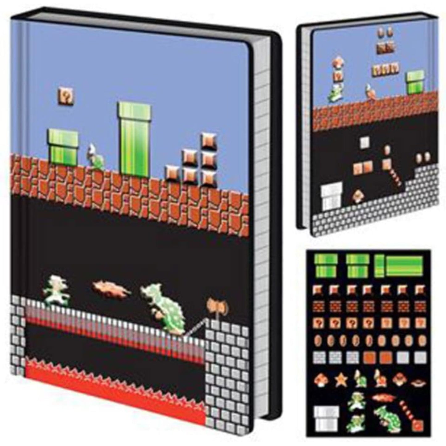 Notebook A5 PVC Premium: Super Mario: Magnetic Journal - Level Builder