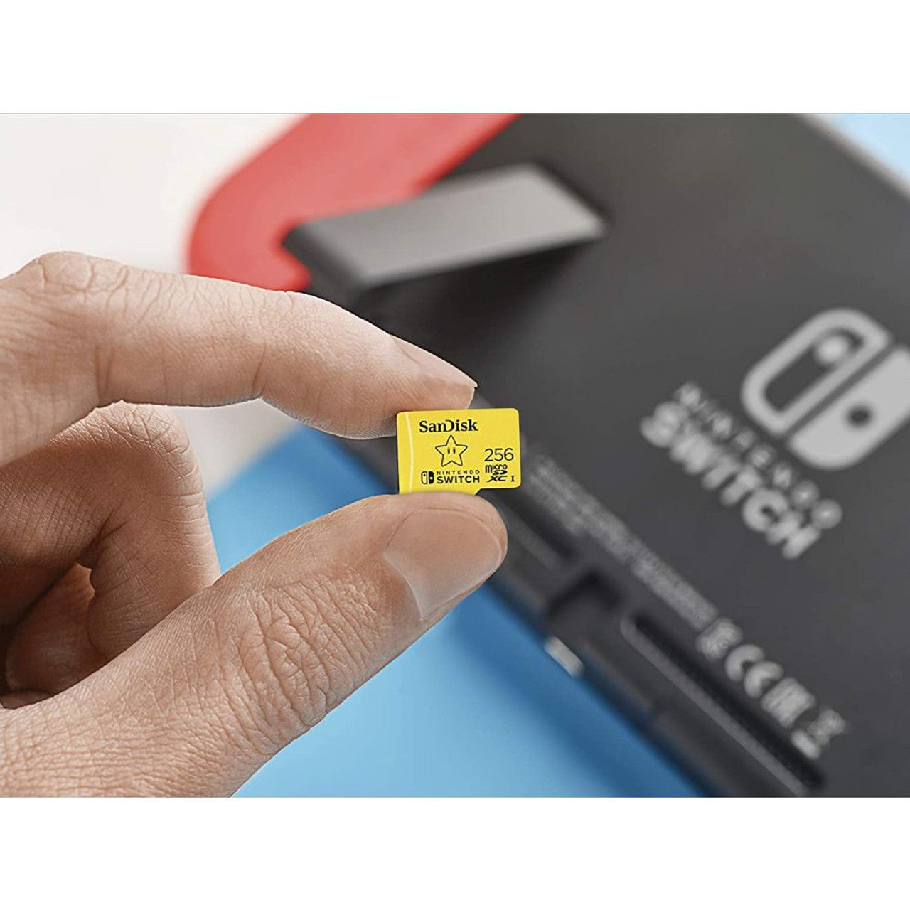 This is brand new.MEMORY CARDS FOR NINTENDO SWITCHThe officially-licensed SanDisk microSDXC card for the Nintendo Switch provides dependable, high-performance storage for your console. Add up to 128GB* of capacity, so you can keep your favorite titles on a single card.