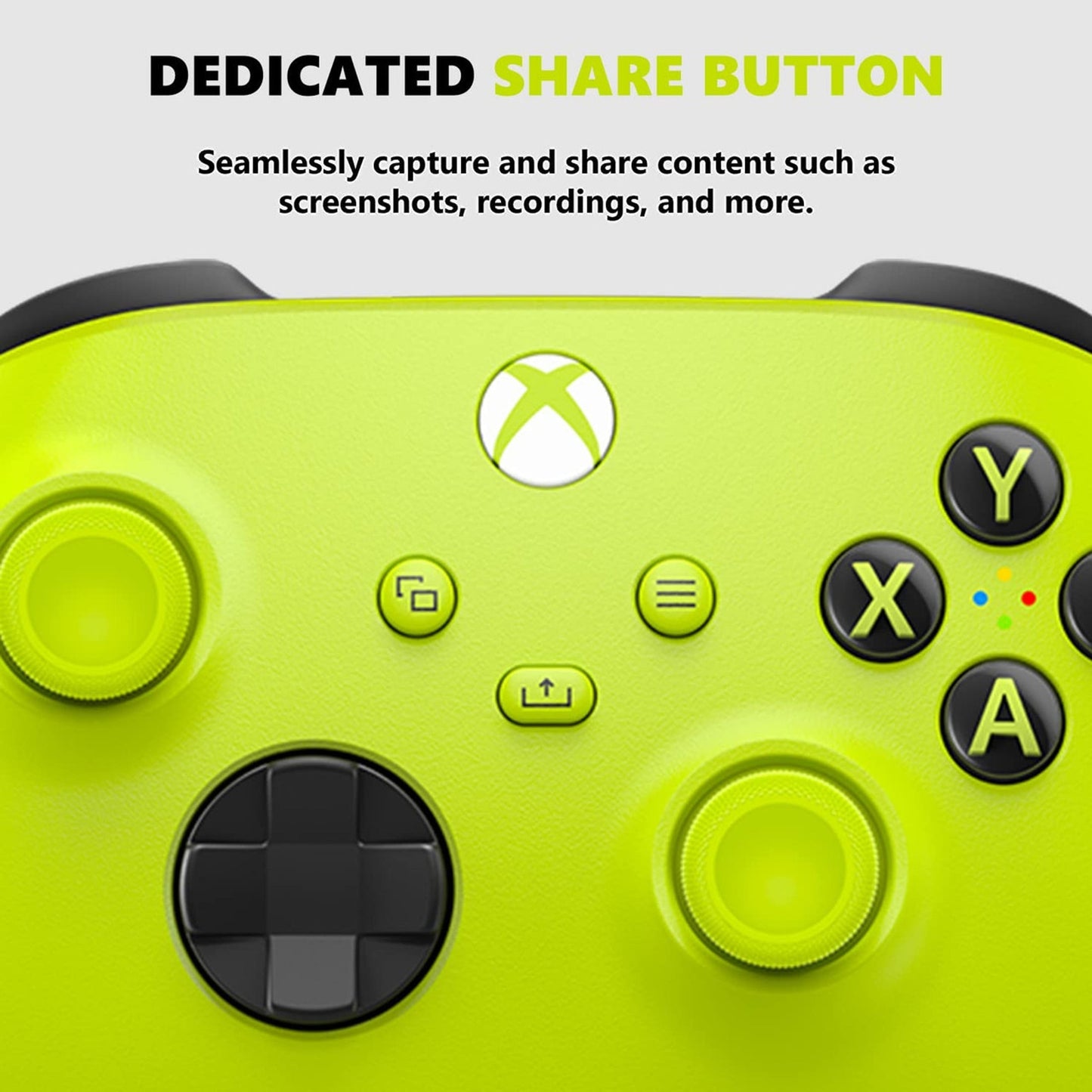Xbox Wireless Controller: Electric Volt - Microsoft