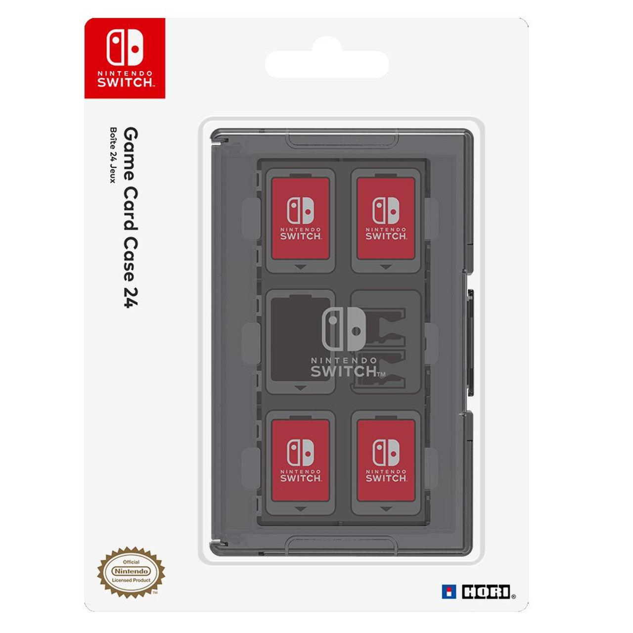 This is brand new.Store & organize up to 24 Nintendo Game Cards with this compact and convenient Game Card Case 24. Easily pop games in and out. Includes memory card holder for memory card storage. Officially Licensed by Nintendo.