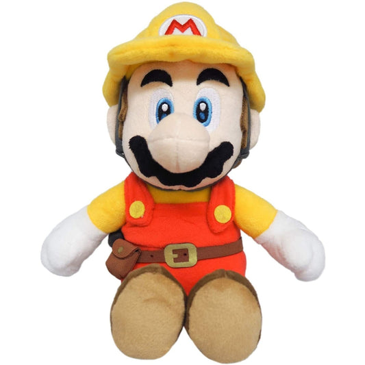 Super Mario Plush: Builder Mario: 10-inch - Little Buddy