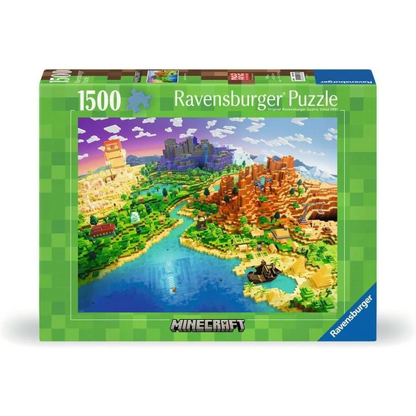 Puzzle: Minecraft: World of Minecraft (1,500 Pieces) - Ravensburger