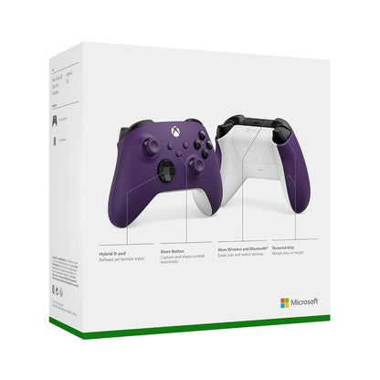 This is brand new.Experience the modernized design of the Xbox Wireless Controller in Astral Purple, featuring sculpted surfaces and refined geometry for enhanced comfort during gameplay. Stay on target with a hybrid D-pad and textured grip on the triggers, bumpers, and back-case.