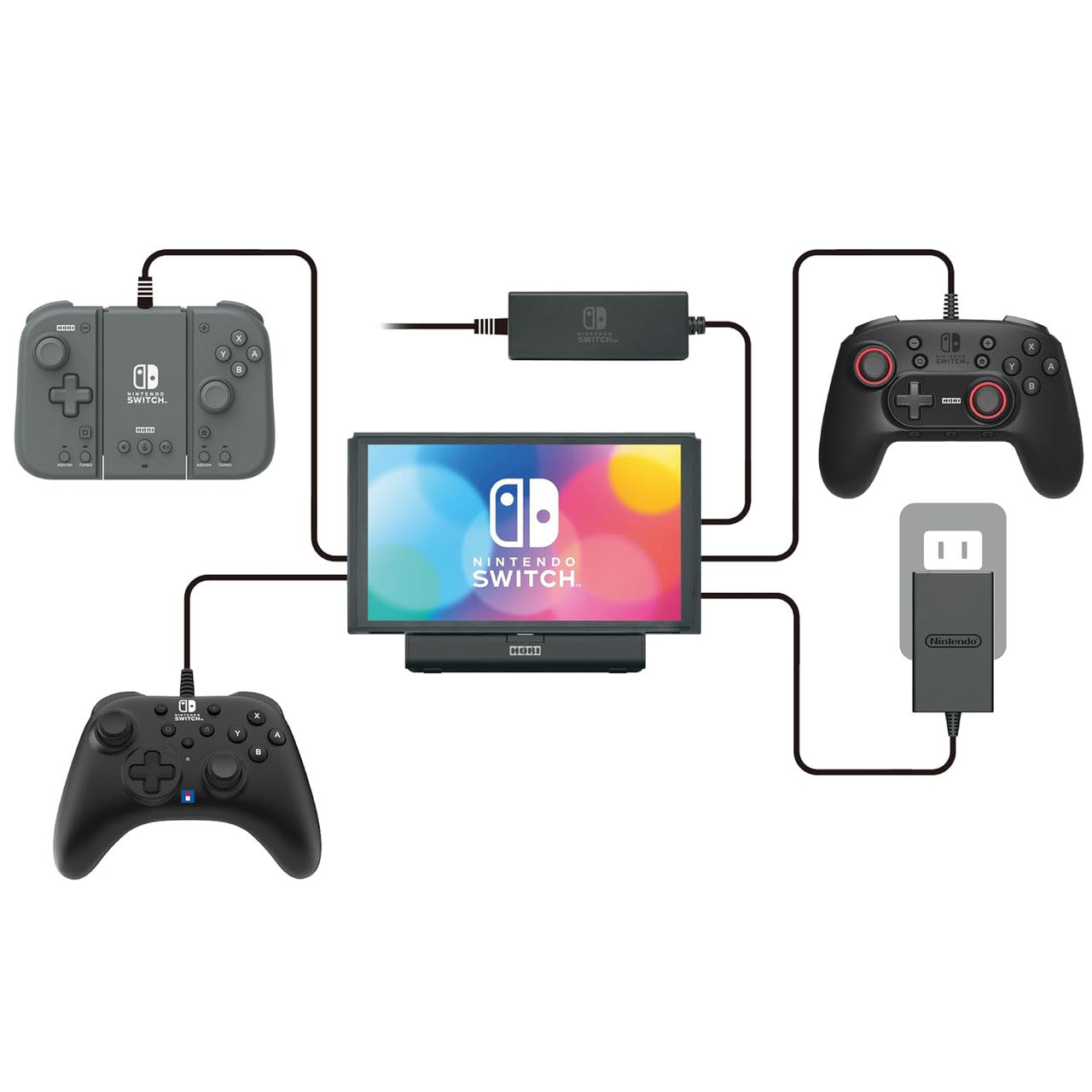 This is brand new.Great for local multiplayer on the go! Enjoy using your favorite wired Nintendo Switch peripherals in tabletop mode with the HORI Portable USB Playstand for Nintendo Switch. Compatible with the Nintendo Switch, Nintendo Switch – OLED Model, and Nintendo Switch Lite.