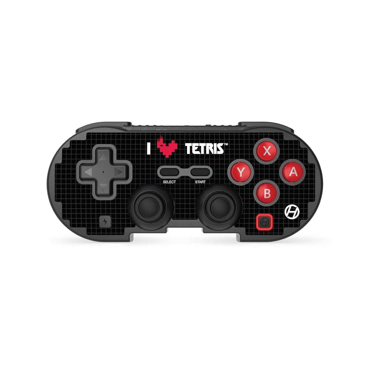 Switch Pixel Art Wireless Bluetooth Controller: Tetris Ed. Heart Drop - Hyperkin