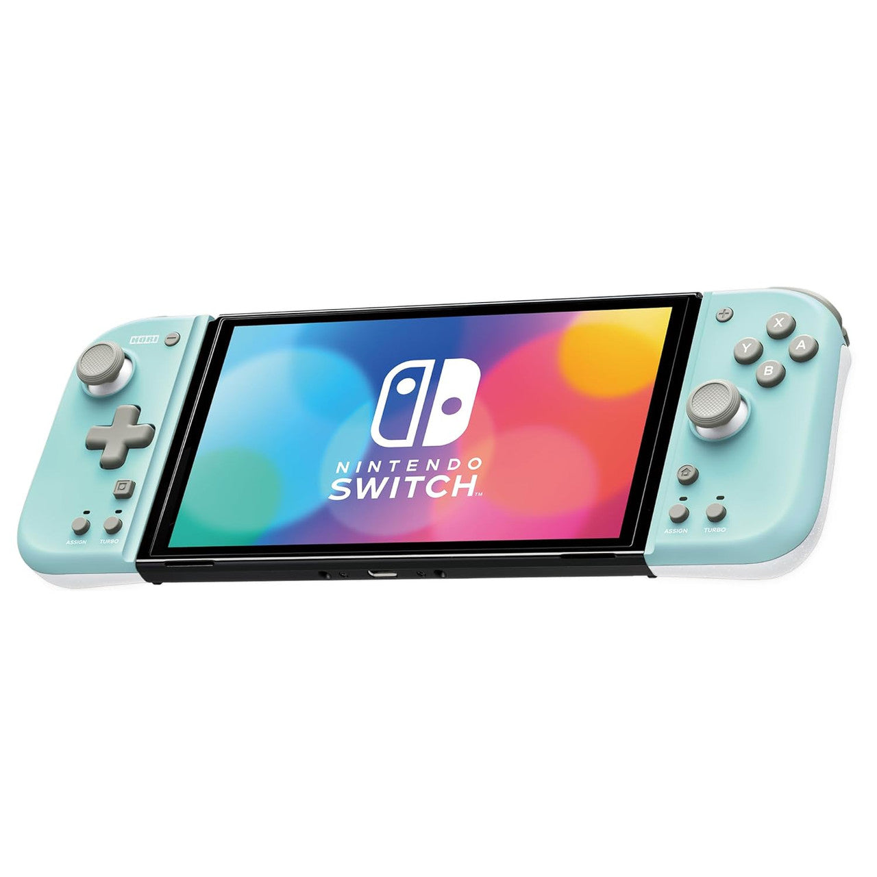 This is brand new.The Split Pad Compact attaches to the Nintendo Switch™ system to provide a full-size controller experience in Handheld Mode. The ergonomic form factor fits your hands perfectly for increased comfort and control.