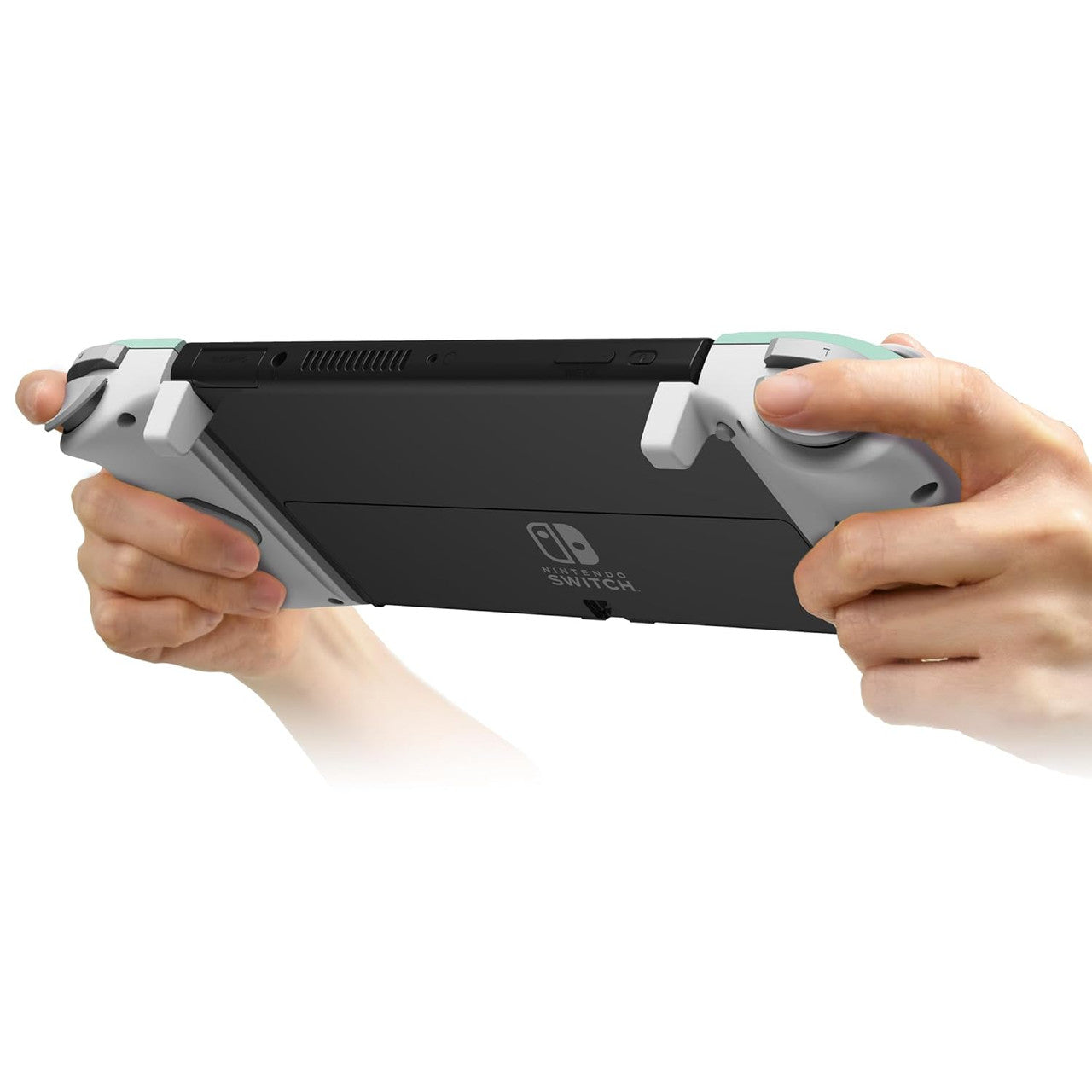 This is brand new.The Split Pad Compact attaches to the Nintendo Switch™ system to provide a full-size controller experience in Handheld Mode. The ergonomic form factor fits your hands perfectly for increased comfort and control.