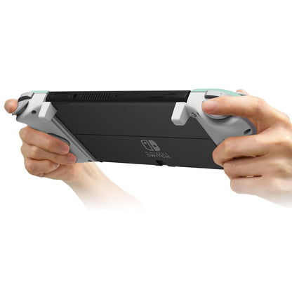 This is brand new.The Split Pad Compact attaches to the Nintendo Switch™ system to provide a full-size controller experience in Handheld Mode. The ergonomic form factor fits your hands perfectly for increased comfort and control.
