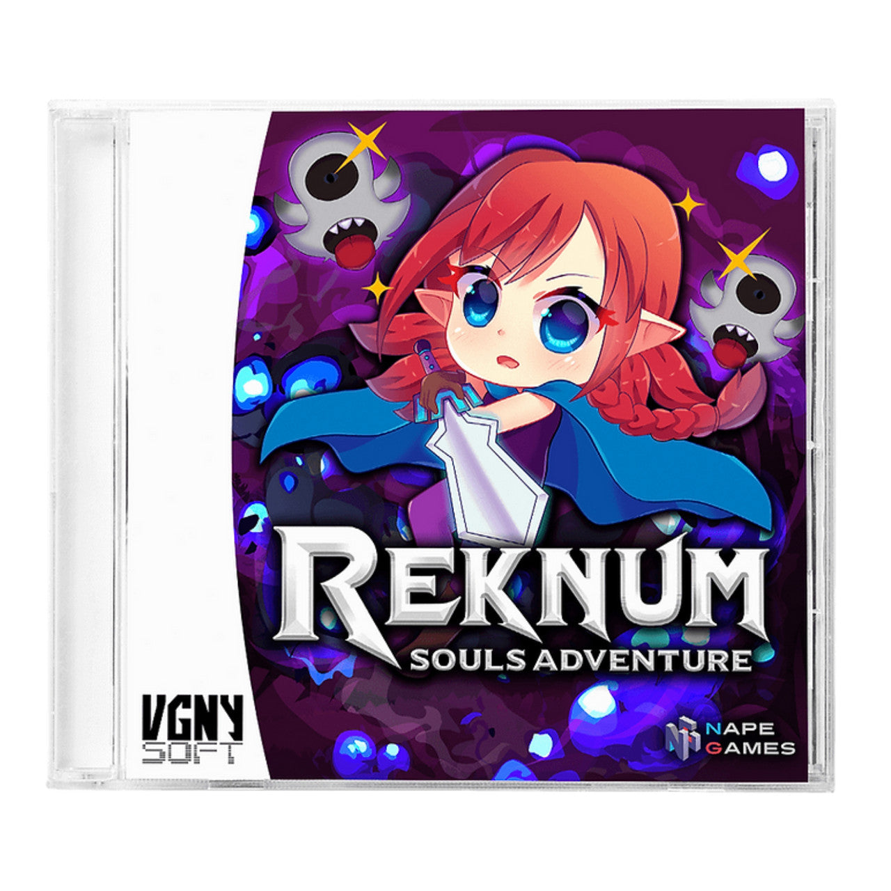 This is brand new.Reknum Souls Adventure is an action, exploration and 2D platformer videogame ported to the Dreamcast, it is the latest installment in the REKNUM saga but one of the first in the REKNUM Timeline.