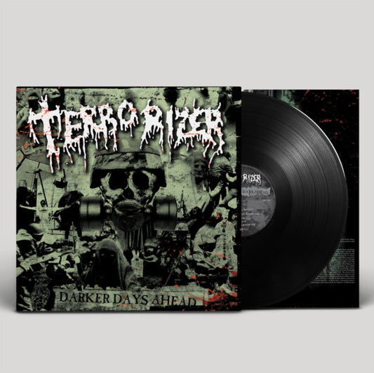 This LP Vinyl is brand new.Format: LP VinylMusic Style: Death MetalThis item's title is: Darker Days AheadArtist: TerrorizerLabel: SVART RECORDSBarcode: 6430080230433Release Date: 2/24/2023