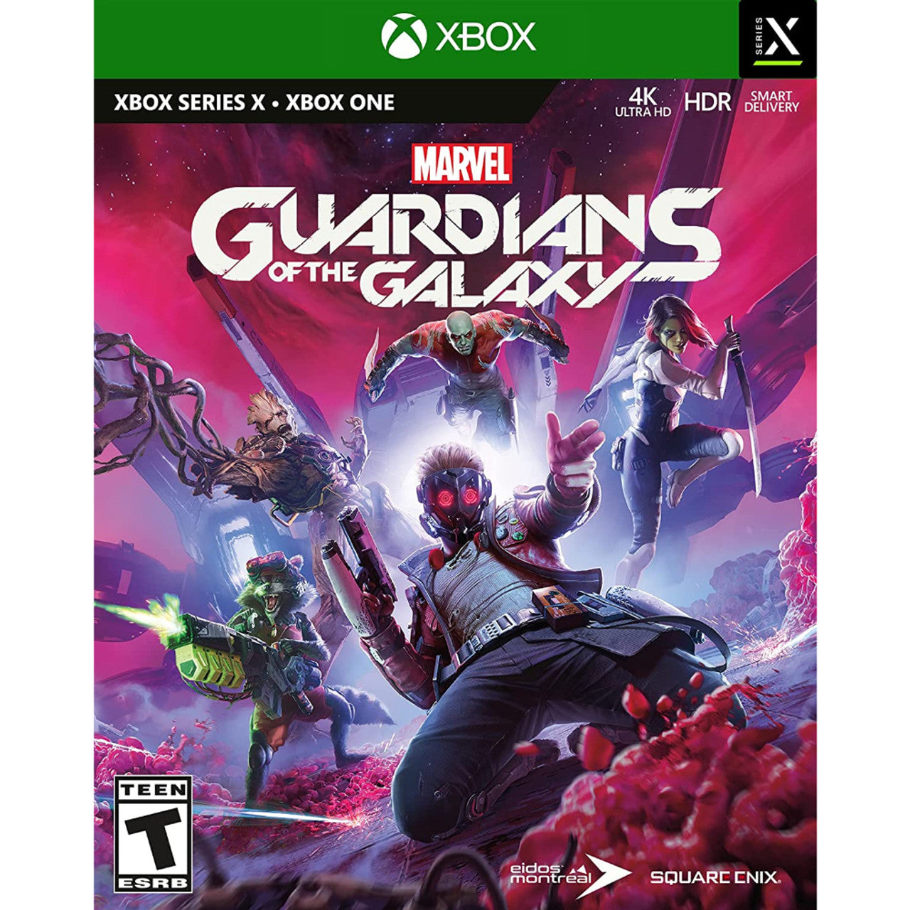 This is brand new.Fire up a wild ride across the cosmos with a fresh take on Marvel’s Guardians of the Galaxy. In this third-person action-adventure game, you are Star-Lord, and thanks to your bold yet questionable leadership, you have persuaded an oddball crew of unlikely heroes to join you.