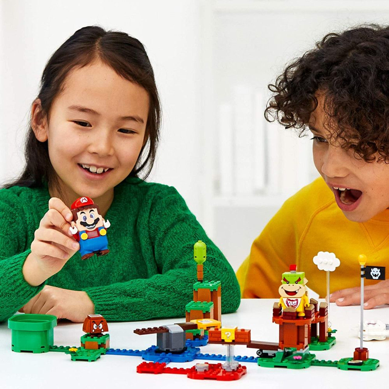 This is brand new.Kids can team up with their favorite character in the real world with this LEGO Super Mario Adventures with Mario Starter Course 71360. The set features a LEGO Mario figure that gives instant expressive responses via the LCD screens and speaker.