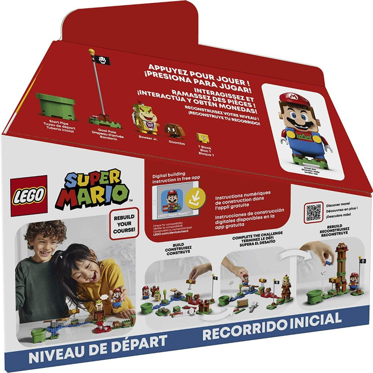 This is brand new.Kids can team up with their favorite character in the real world with this LEGO Super Mario Adventures with Mario Starter Course 71360. The set features a LEGO Mario figure that gives instant expressive responses via the LCD screens and speaker.