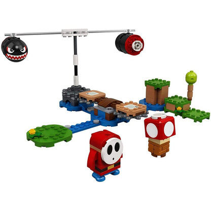 This is brand new.LEGO Super Mario fans can take on a fast-spinning challenge with this Boomer Bill Barrage Expansion Set (71366).