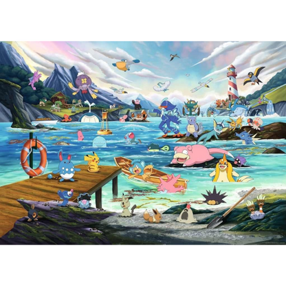 Puzzle: Pokémon Breakout #3: Vaporeon, Marine (1,000 Pieces) - Ravensburger
