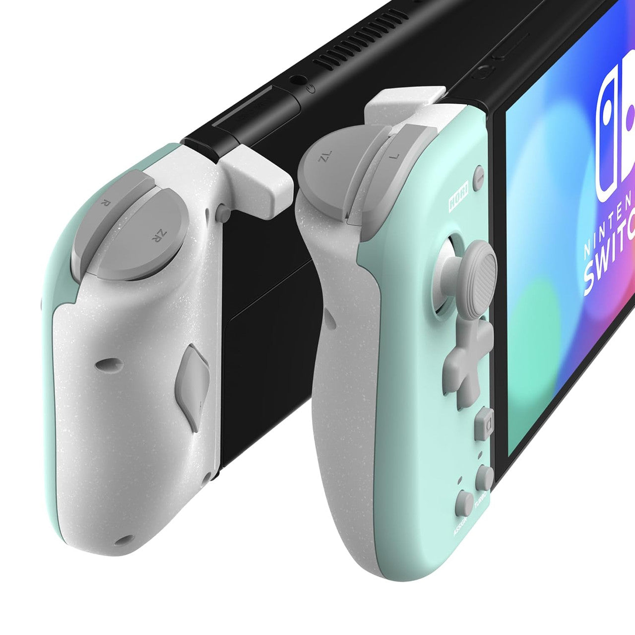 This is brand new.The Split Pad Compact attaches to the Nintendo Switch™ system to provide a full-size controller experience in Handheld Mode. The ergonomic form factor fits your hands perfectly for increased comfort and control.