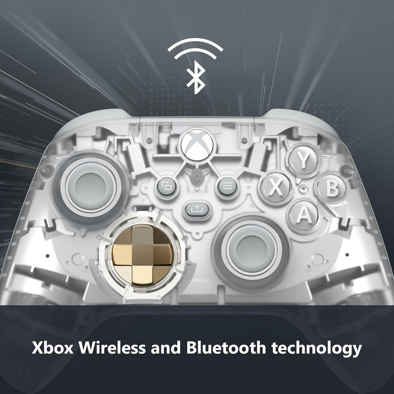 This is brand new.Reveal the mysteries within the Xbox Wireless Controller – Ghost Cipher Special Edition featuring a transparent clear design, silver interior, metallic features, and more. Look through the clear, transparent top case and side caps to see metallic, silver interior parts shine through from inside.