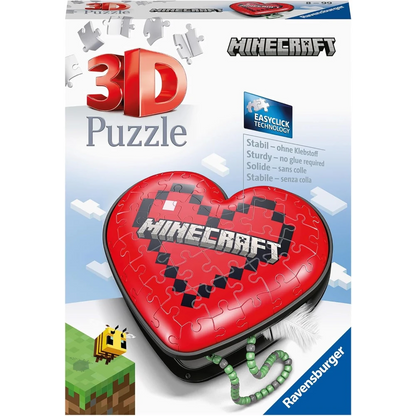 3D Puzzle: Minecraft Heart (54 Piece) - Ravensburger