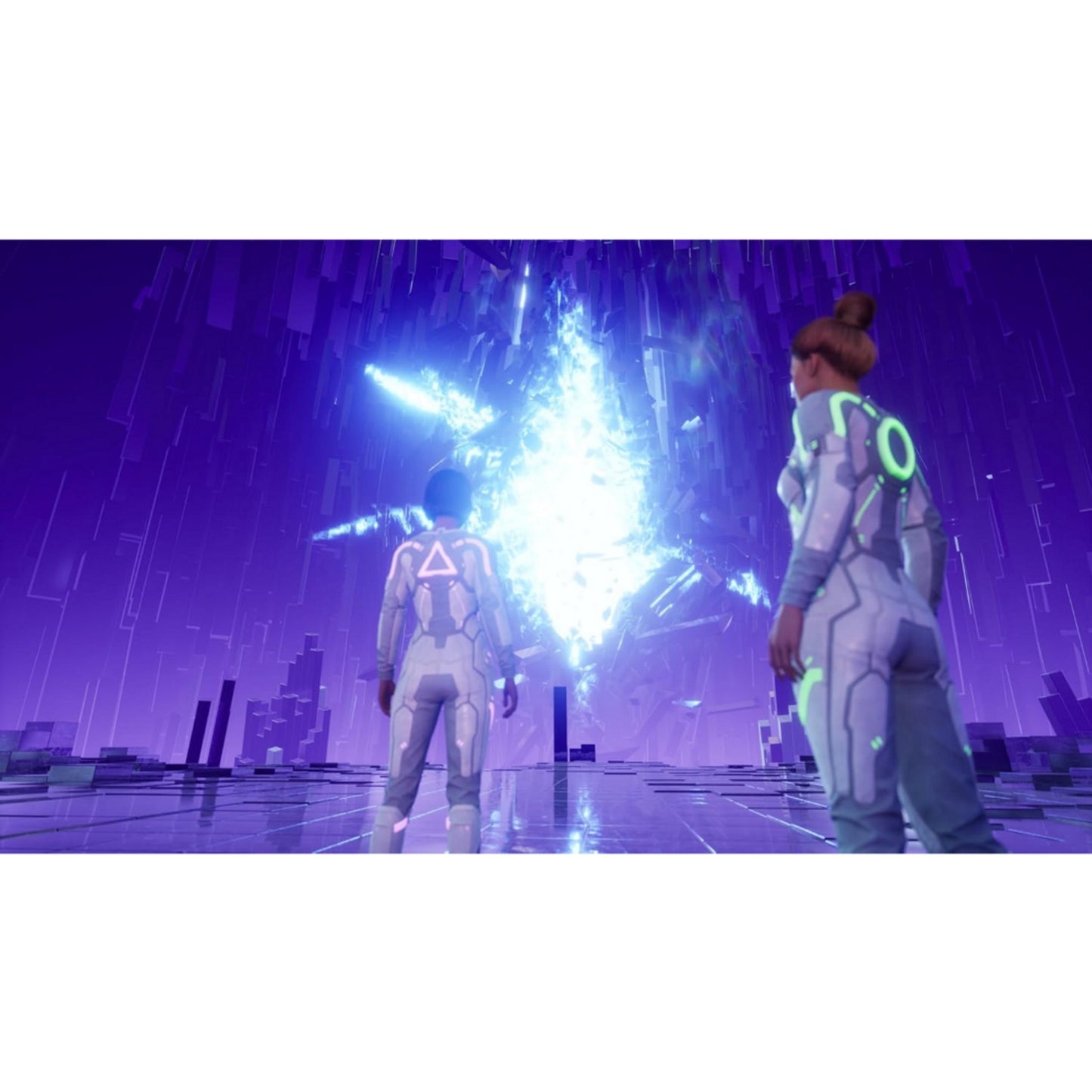 This is brand new.Embrace mind-blowing moments as you’re pulled deep into the many worlds of Split Fiction, a boundary-pushing co-op action adventure from the studio behind 2021 Game of the Year Winner It Takes Two.