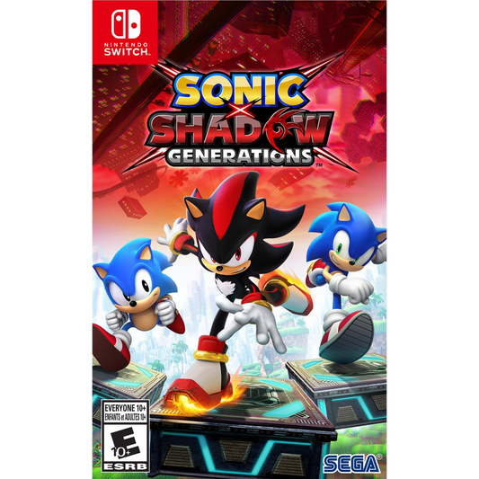 This is brand new.Shadow the Hedgehog is back with Classic and Modern Sonic in SONIC X SHADOW GENERATIONS, an all-new collection featuring two unique experiences!
Past meets present in SONIC GENERATIONS! Modern and Classic Sonic team up to defeat Dr.