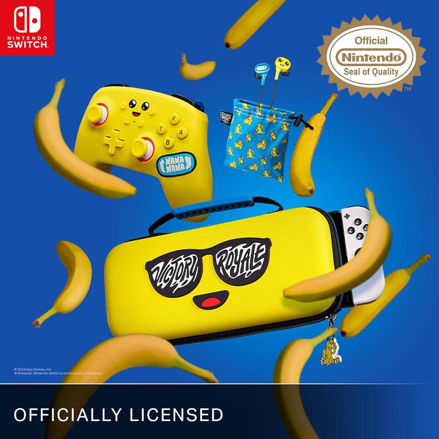 Switch Controller Enhanced Wireless: Fortnite: Peely - PowerA