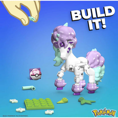 This is brand new.Gallop into battle with this Galarian form of Ponyta. Build this Pokemon construction set and pose the Psychic-type character in a one of many battle stances before unleashing its mighty ability.