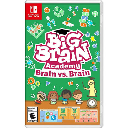 This is brand new.Battle to see who has the brawniest brain Take on a series of brain-bending activities that test your mental mettle in the Brain Academy™: Brain vs.