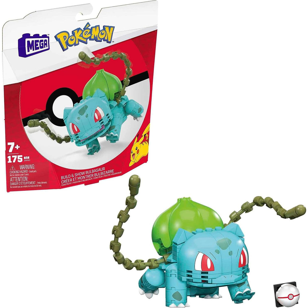 This is brand new.Each poseable Pokémon stands over 4-inches tall and features an authentic appearance including battle effect details. Build them all and take your training to new heights. Each sold separately. Characters, themes, and details may vary.