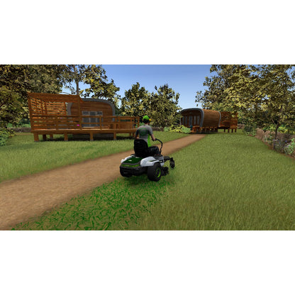 This is brand new.Dive into the meticulously detailed world of Lawn Mowing Simulator and immerse yourself in the breathtaking beauty of the British countryside.