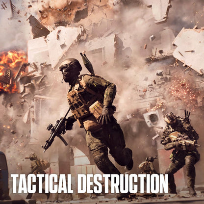 This is brand new.The ultimate all-out warfare experience. Fight in high-intensity infantry combat. Rip through the skies in aerial dogfights. Demolish your environment for a strategic advantage. Harness complete control over every action and movement using the Kinesthetic Combat System.