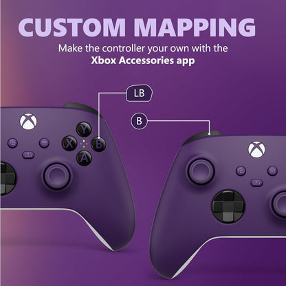 This is brand new.Experience the modernized design of the Xbox Wireless Controller in Astral Purple, featuring sculpted surfaces and refined geometry for enhanced comfort during gameplay. Stay on target with a hybrid D-pad and textured grip on the triggers, bumpers, and back-case.