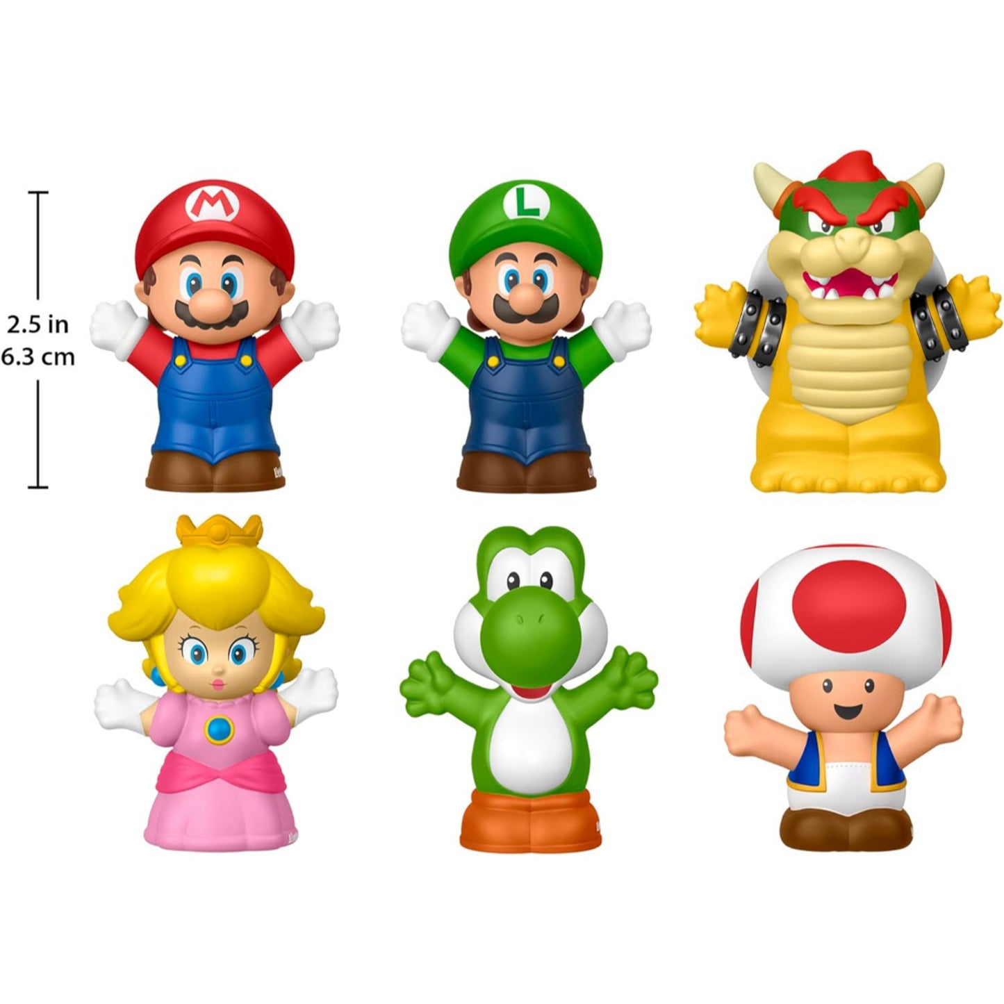 My Mario: Little People - Figure 6-Pack