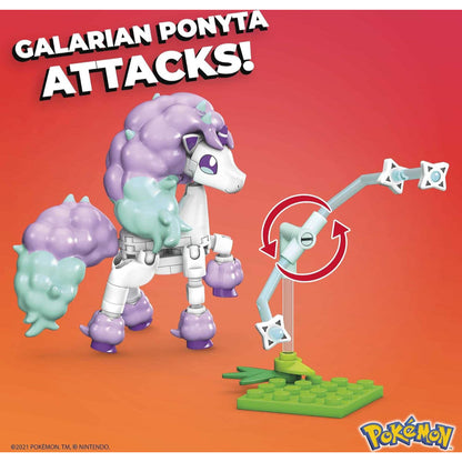 This is brand new.Gallop into battle with this Galarian form of Ponyta. Build this Pokemon construction set and pose the Psychic-type character in a one of many battle stances before unleashing its mighty ability.
