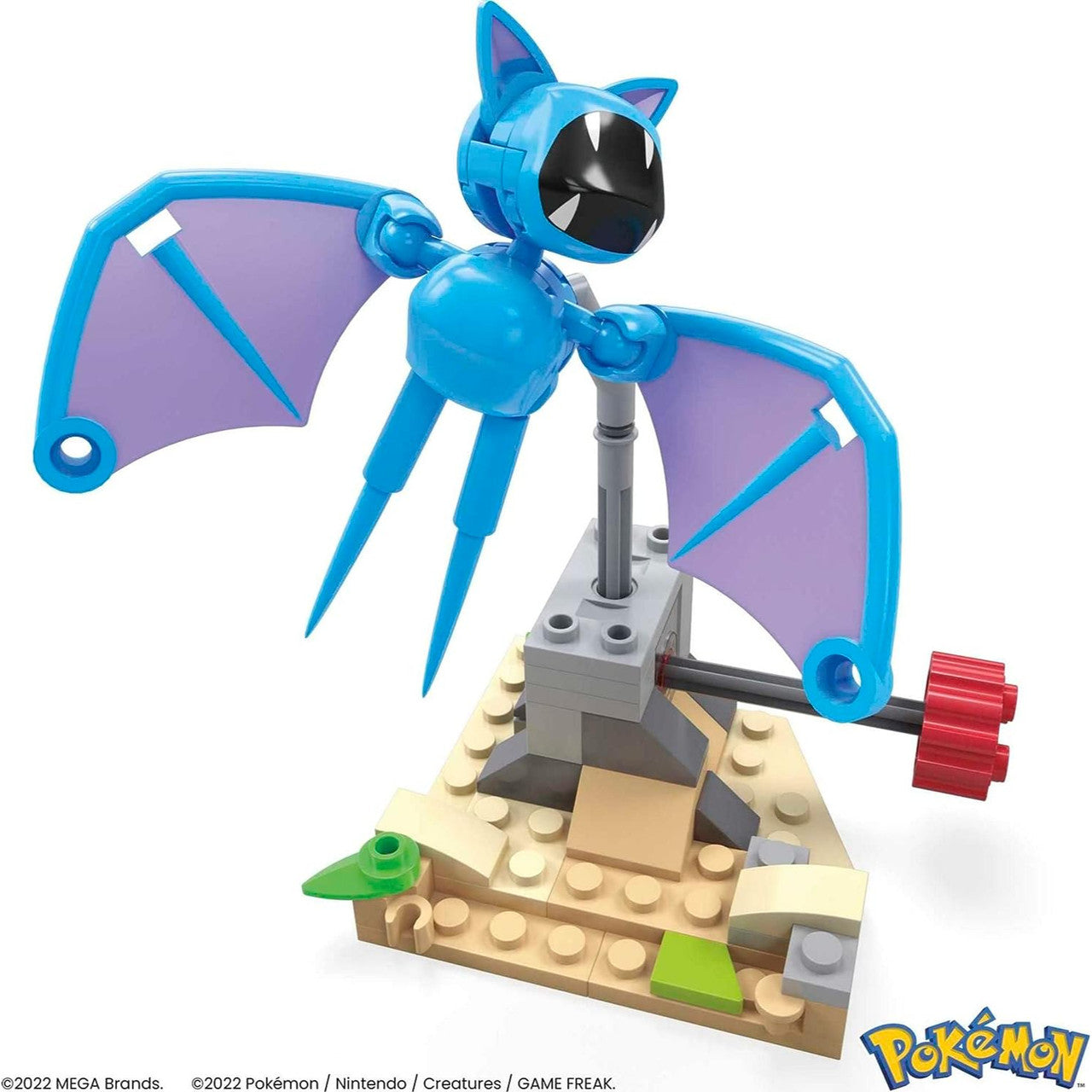 This is brand new.Watch Zubat take flight with this building set featuring the innovative Motion Brick! Build the desert environment, then turn the crank to see Zubat fly in circles over the desert. Combine with other Adventure Builder sets to create an expanded Pokémon world with motion. Each sold separately.