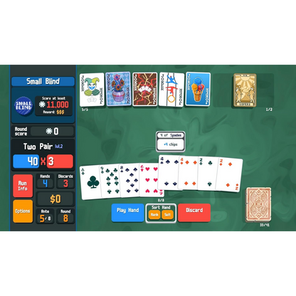 This is brand new.Balatro is a poker-inspired roguelike deck builder all about creating powerful synergies and winning big. The poker roguelike. Balatro is a hypnotically satisfying deckbuilder where you play illegal poker hands, discover game-changing jokers, and trigger adrenaline-pumping, outrageous combos.