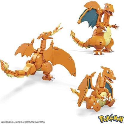 This is brand new.Prepare for a fiery battle with this Charizard construction set. The Fire-type Pokémon stands over 4-inches tall and can create a number of heroic stances when you pose it in different battle-ready positions.