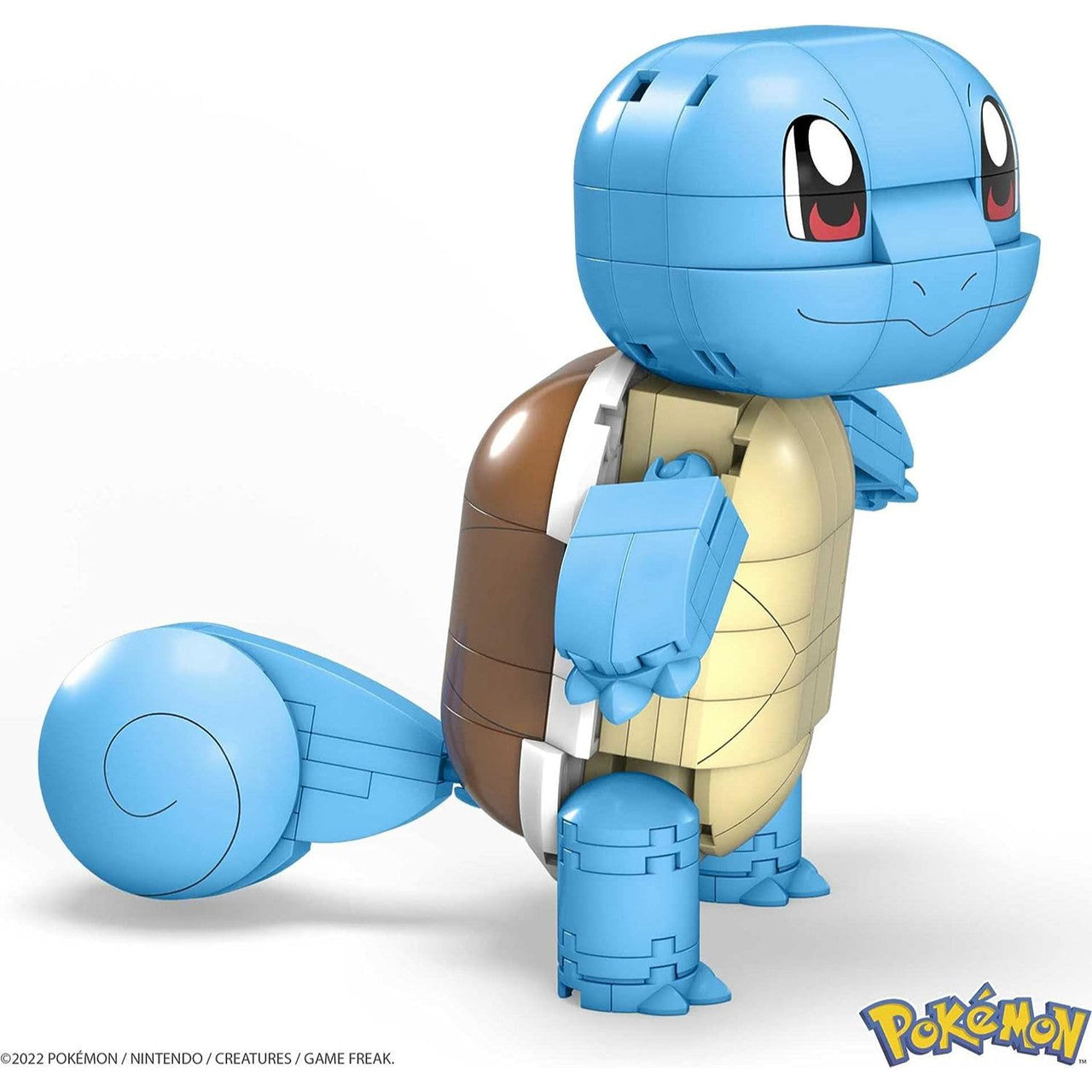 This is brand new.Build even bigger battles with this Squirtle construction set. This Water-type Pokemon stands over 4-inches tall and can create a number of heroic stances when you pose it in different battle-ready positions.