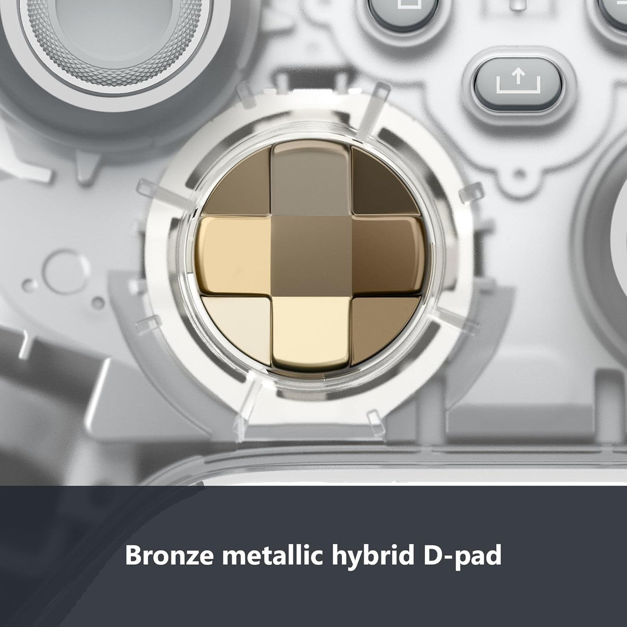 This is brand new.Reveal the mysteries within the Xbox Wireless Controller – Ghost Cipher Special Edition featuring a transparent clear design, silver interior, metallic features, and more. Look through the clear, transparent top case and side caps to see metallic, silver interior parts shine through from inside.