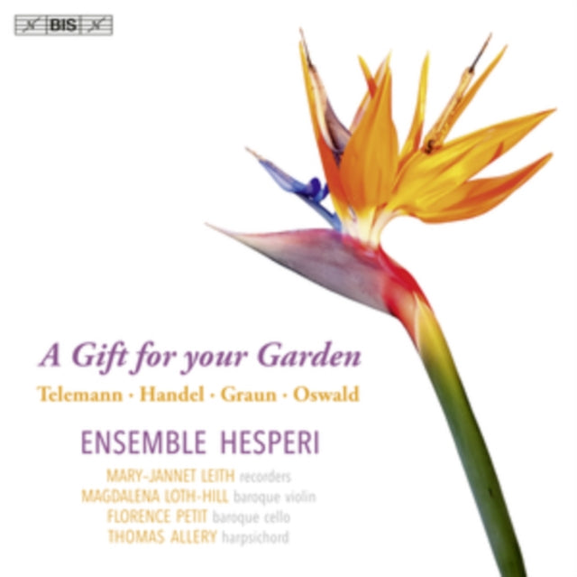 This Super Audio CD Hybrid is brand new.Format: Super Audio CD HybridMusic Style: ClassicalThis item's title is: Gift For Your GardenArtist: Handel / Telemann / Ensemble HesperiLabel: BISBarcode: 7318599925080Release Date: 1/3/2025