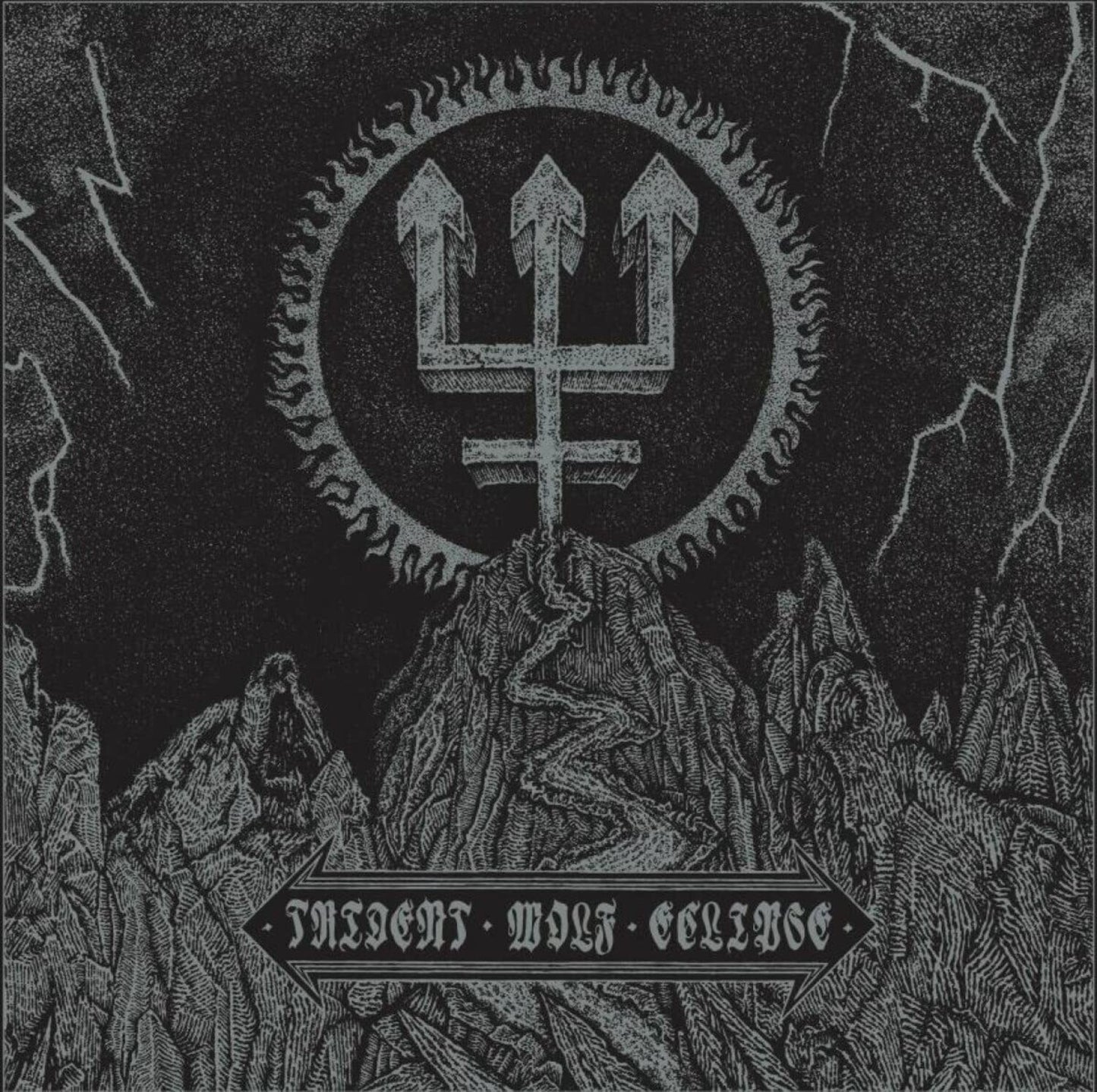 Trident Wolf Eclipse (CD/Silver LP Vinyl/7Inch) & Trident Wolf Eclipse (Silver/White Marble LP Vinyl)
