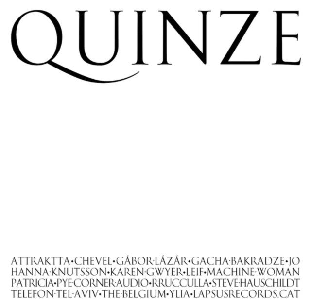 Product Image : This LP Vinyl is brand new.<br>Format: LP Vinyl<br>This item's title is: Quinze<br>Artist: Various Artists<br>Label: LAPSUS RECORDS<br>Barcode: 7426974795989<br>Release Date: 4/3/2020