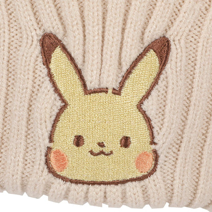 Beanie Ribbed Knit: Pokemon - Embroidered Pikachu