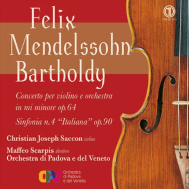 This CD is brand new.Format: CDMusic Style: ClassicalThis item's title is: Concerto Per Violino E Orchestra In Mi MinoreArtist: Bartholdy / Saccon / Orchestra Di PadovaLabel: MV CremonaBarcode: 8032632230656Release Date: 8/16/2024