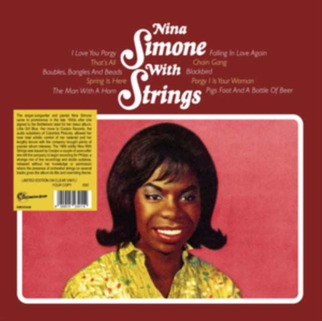 This LP Vinyl is brand new.Format: LP VinylMusic Style: Soul-JazzThis item's title is: Nina Simone With StringsArtist: Nina SimoneLabel: DESTINATION MOONBarcode: 8055515234114Release Date: 4/21/2023