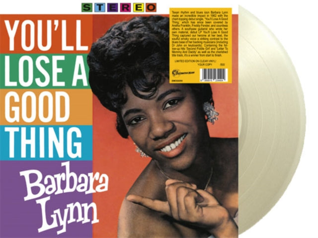 This LP Vinyl is brand new.Format: LP VinylMusic Style: Rhythm & BluesThis item's title is: You'll Lose A Good ThingArtist: Barbara LynnLabel: DESTINATION MOONBarcode: 8055515234404Release Date: 6/23/2023