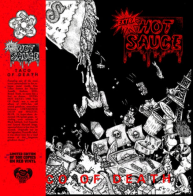 This LP Vinyl is brand new.Format: LP VinylMusic Style: HardcoreThis item's title is: Taco Of DeathArtist: Extra Hot SauceLabel: HORROR BIZBarcode: 8055515234664Release Date: 5/5/2023